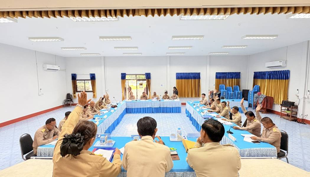 ประชุมสภาเทศบาลตำบลแวงดง สมัยสามัญ สมัยที่ 3 ครั้งที่ 2/2569